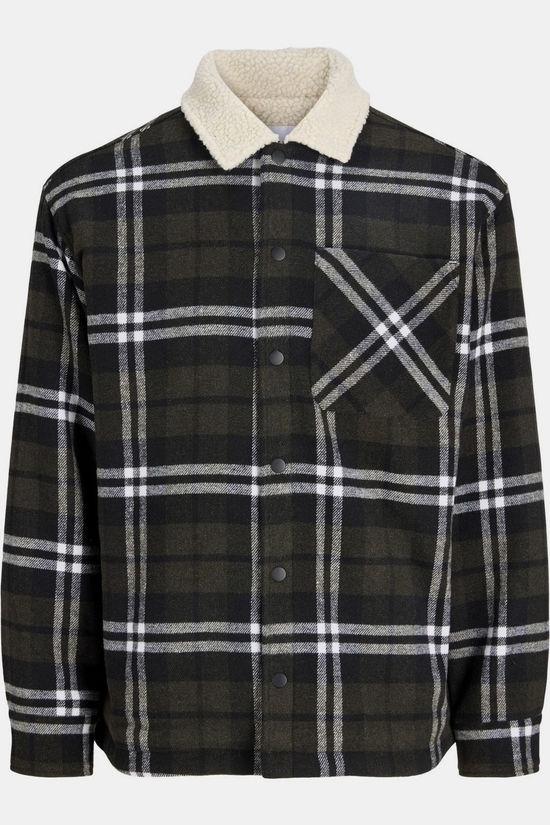 Jack & Jones Overhemd Zac Teddy Shirt Jacket Ls Jnr Rosin