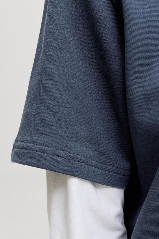 Jack & Jones T-Shirt Jcoecho Double Layered Sweat Crew Jnr Outer Space