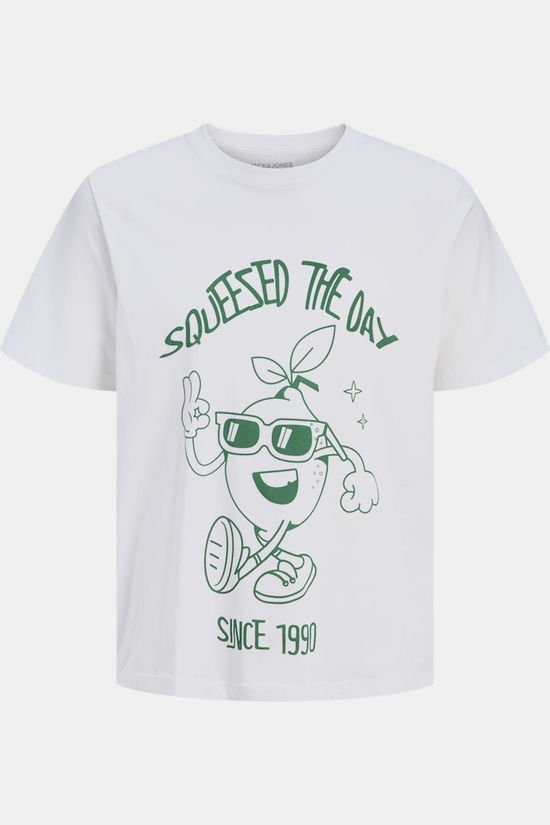 Jack & Jones T-Shirt Funny Fruit Bright White