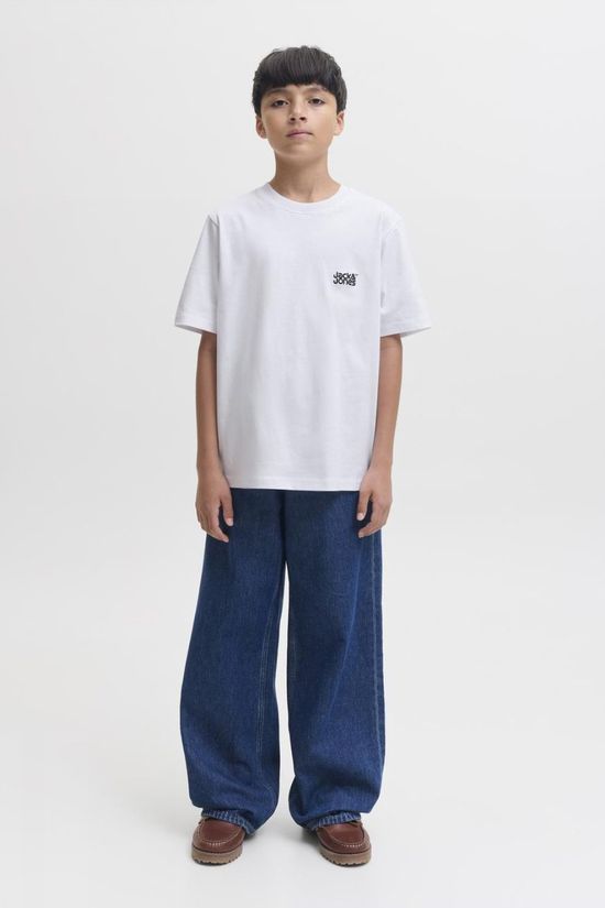 Jack & Jones T-Shirt Colton Tee Ss Crew Neck Sn Jnr White