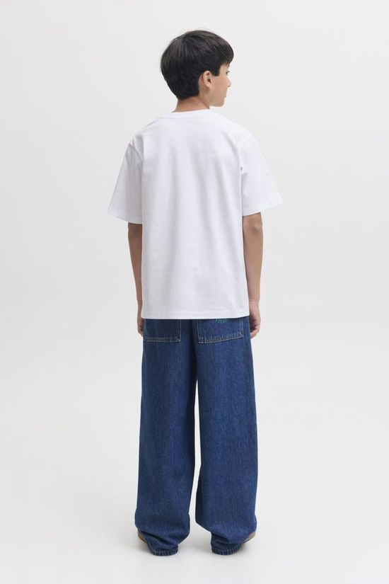 Jack & Jones T-Shirt Colton Tee Ss Crew Neck Sn Jnr White