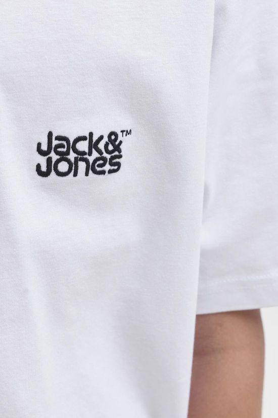 Jack & Jones T-Shirt Colton Tee Ss Crew Neck Sn Jnr White