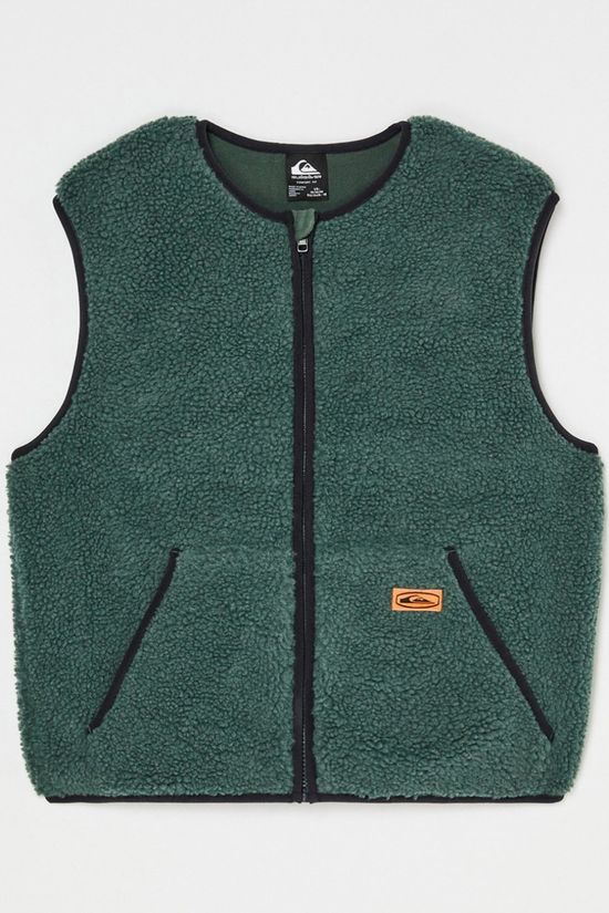Quiksilver Polaire Kickflip Sleeveless Sherpa Yth Forest