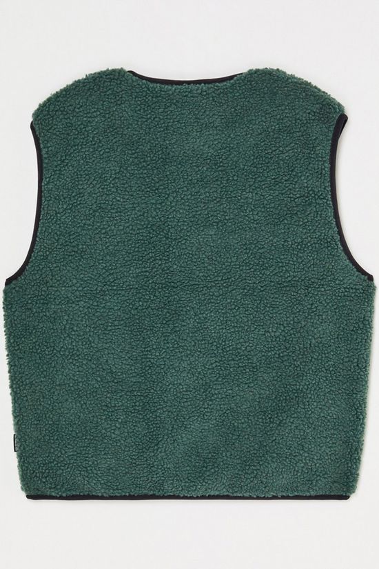 Quiksilver Polaire Kickflip Sleeveless Sherpa Yth Forest