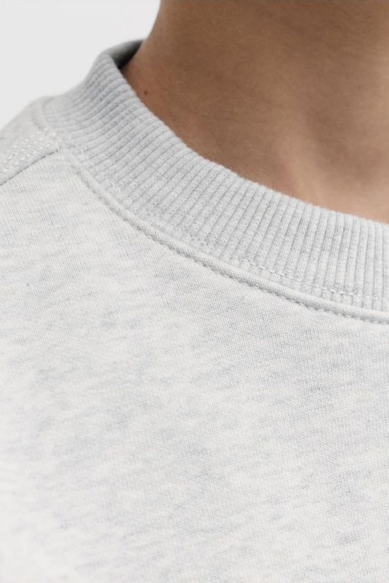 Jack & Jones Pull Jjecolton Sweat Crew Neck Sn Jnr White Melange