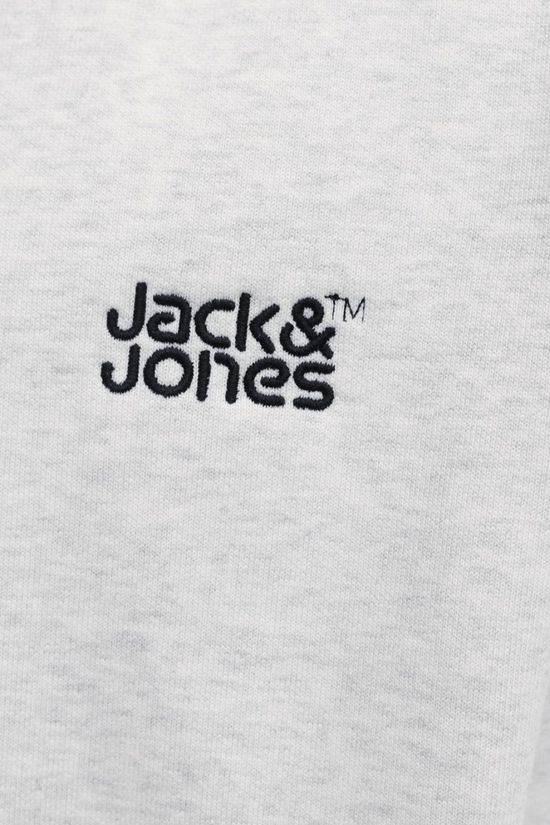 Jack & Jones Pull Jjecolton Sweat Crew Neck Sn Jnr White Melange