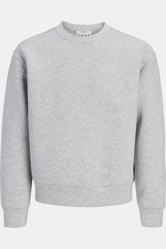 Jack & Jones Pull Jcolegacy Sweat Scuba Crew Neck Jnr Light Grey Melange