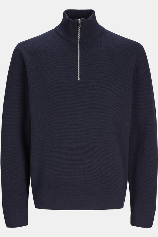 Jack & Jones Trui Milano Stitch Knit Half Zip Jnr Night Sky