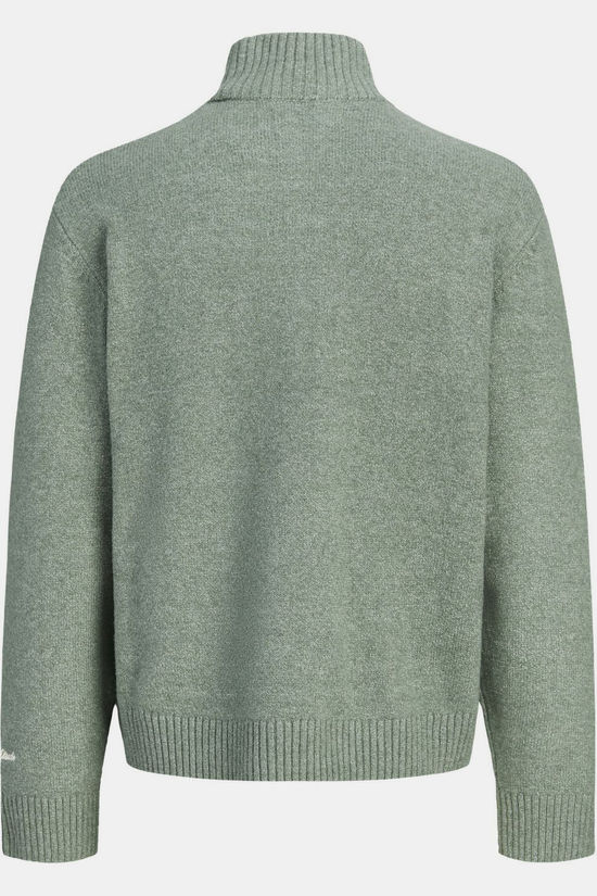 Jack & Jones Pull Jornorrebro Knit Half Zip Jnr Laurel Wreath
