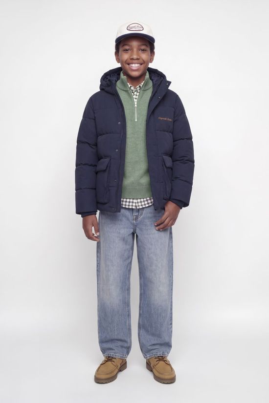 Jack & Jones Pull Jornorrebro Knit Half Zip Jnr Laurel Wreath