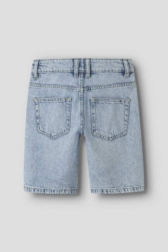 Name It Short Nkmryan Reg Ls 6750-Dm Light Blue Bleached Denim