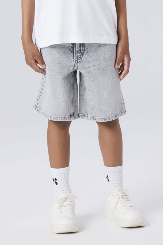Name It Short Nkmryan Reg Ls 6750-Dm Grey Denim