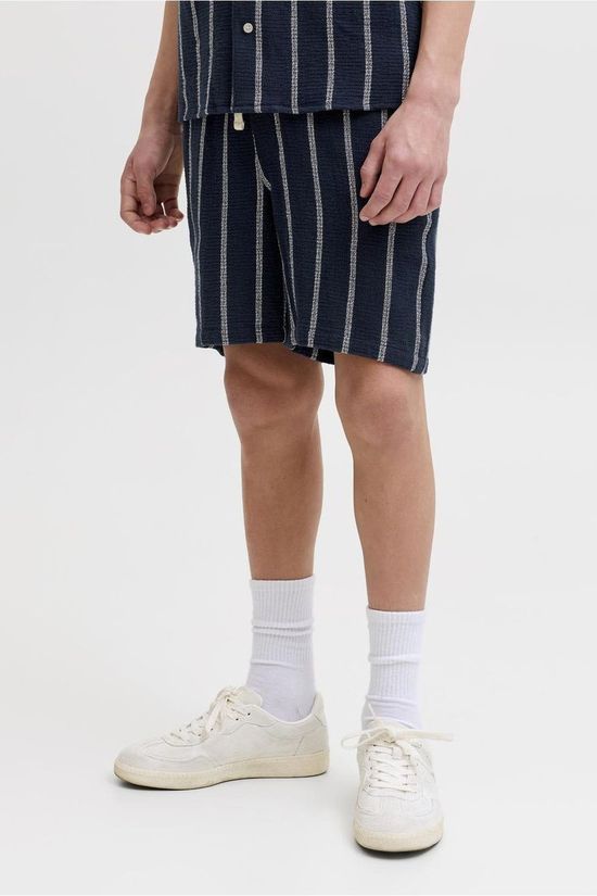 Jack & Jones Short Jaiden Coba Stripe Jog M Sky Captain