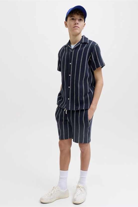 Jack & Jones Short Jaiden Coba Stripe Jog M Sky Captain