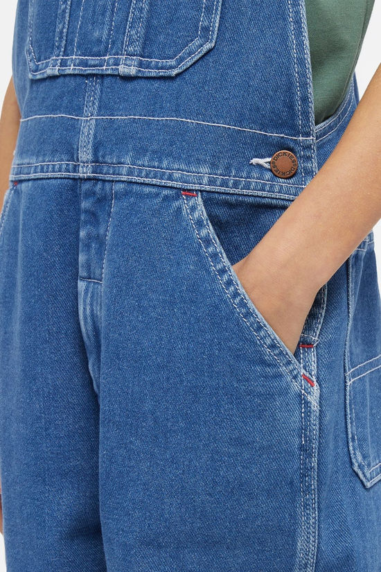 Dickies Pantalon Denim Bib Overall K Indigo Indigo