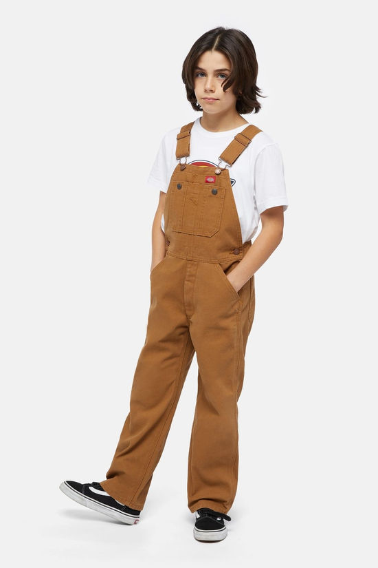 Dickies Pantalon Duck Canvas Bib Overall K Brown Duck Brown Duck