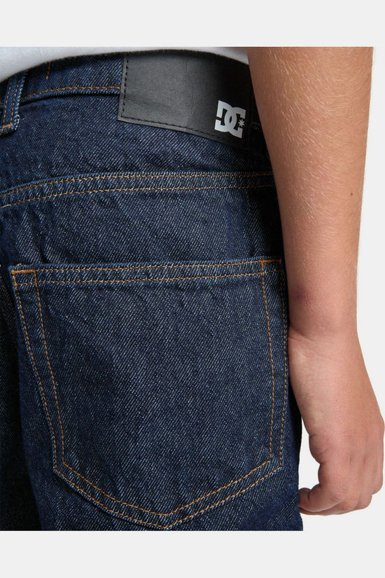 DC Shoes Jeans Baggy Cargo Indigo Dye Boy Dark Denim