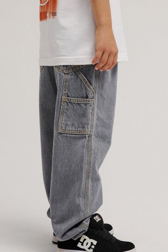 DC Shoes Jeans Carpenter Baggy Denim Youth Medium Grey