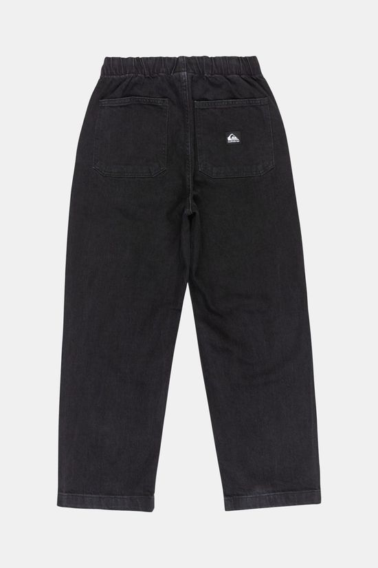 Quiksilver Jeans Taxer Baggy Denim Pant Youth Black