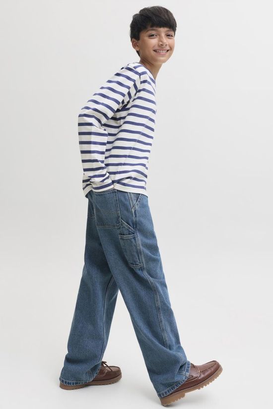 Jack & Jones Jeans Jjialex Jjcarpenter At 233 Jnr Blue Denim