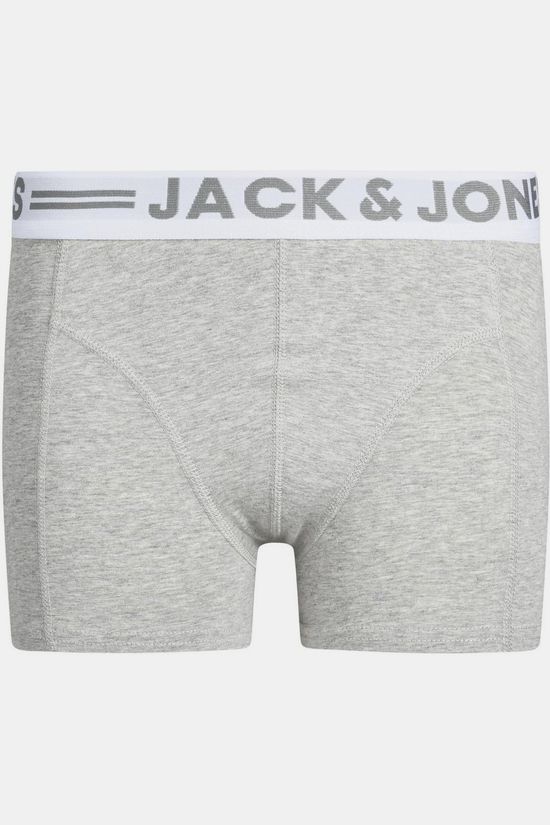 Jack & Jones Accessoire Sense Trunks 3-Pack Light Grey Melange
