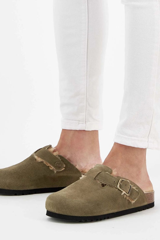 Scholl Slippers Fae New F Kaki