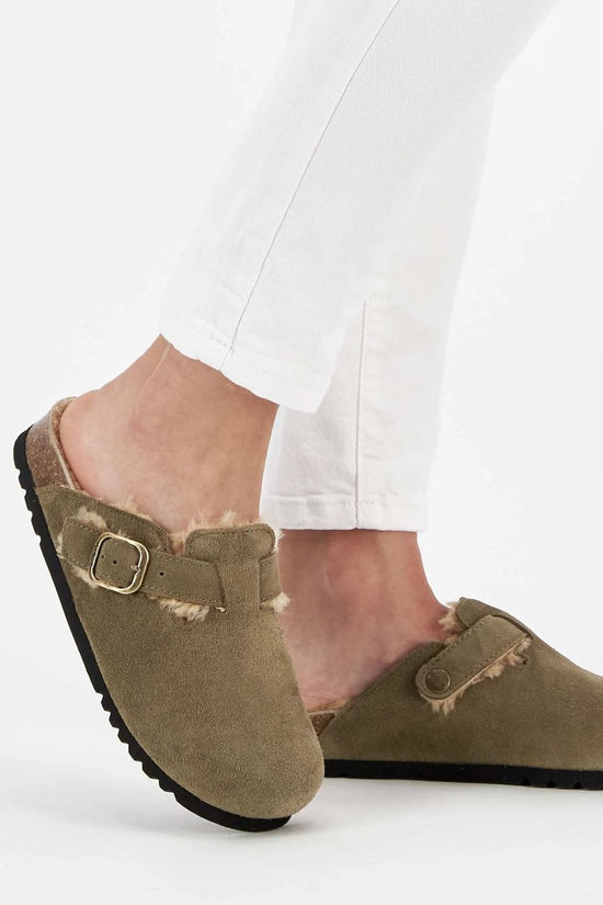 Scholl Slippers Fae New F Kaki