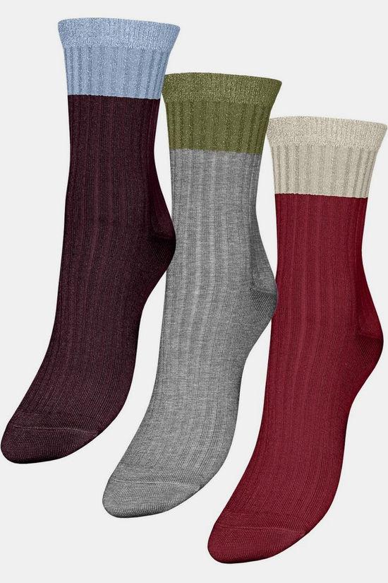 Vero Moda Sokken Cilla Socks 3-Pack Winetasting