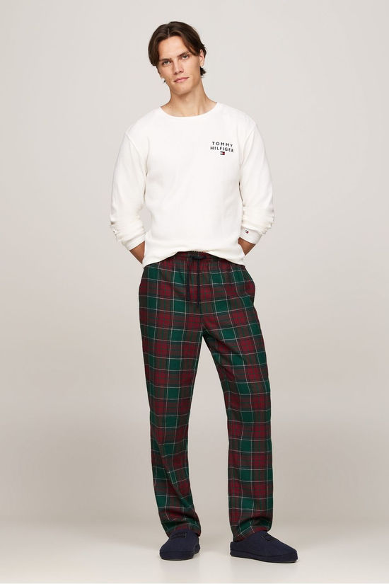 Tommy Hilfiger Pantoufles Flag Warm Felt House  Desert Sky