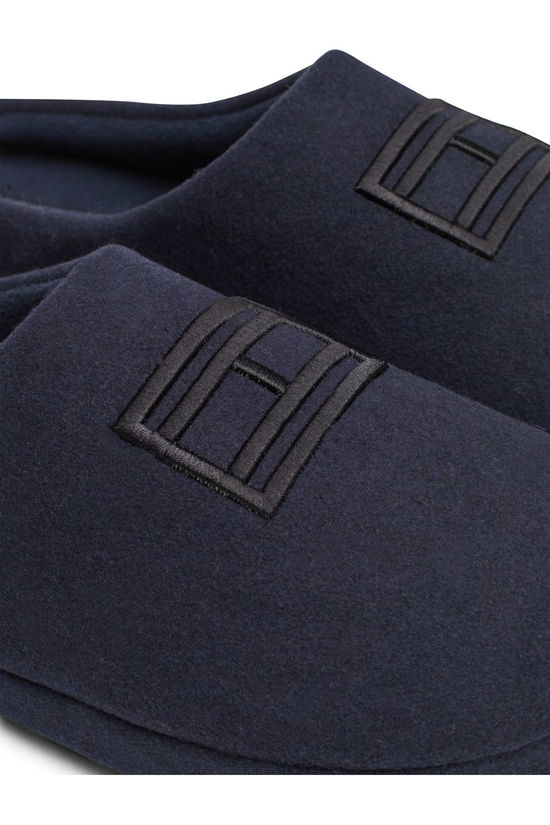 Tommy Hilfiger Pantoufles Flag Warm Felt House  Desert Sky