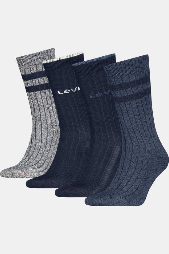 Levi's Chaussettes Levis Reg Cut Mouline Giftbox 4P 001