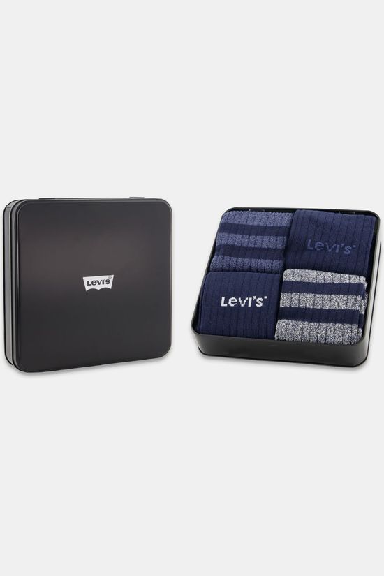 Levi's Chaussettes Levis Reg Cut Mouline Giftbox 4P 001