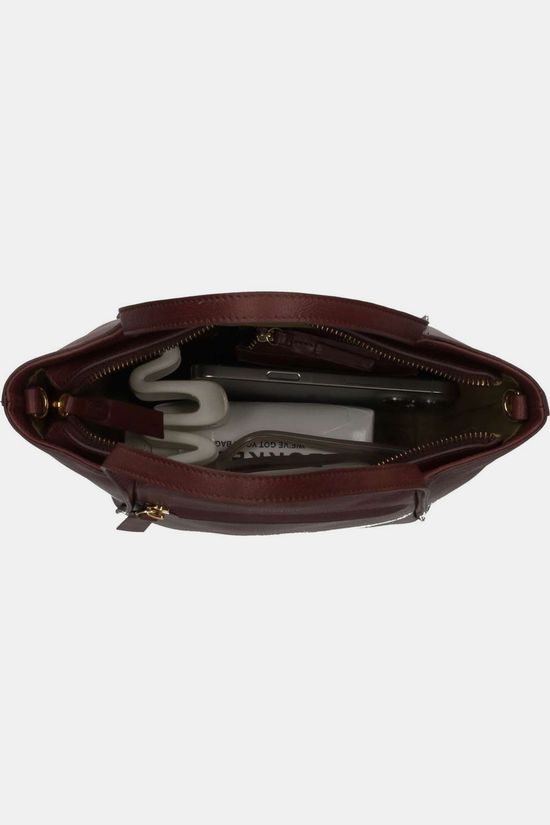 Burkely Handtas Burkely Fine Florence Handbag Burgundy