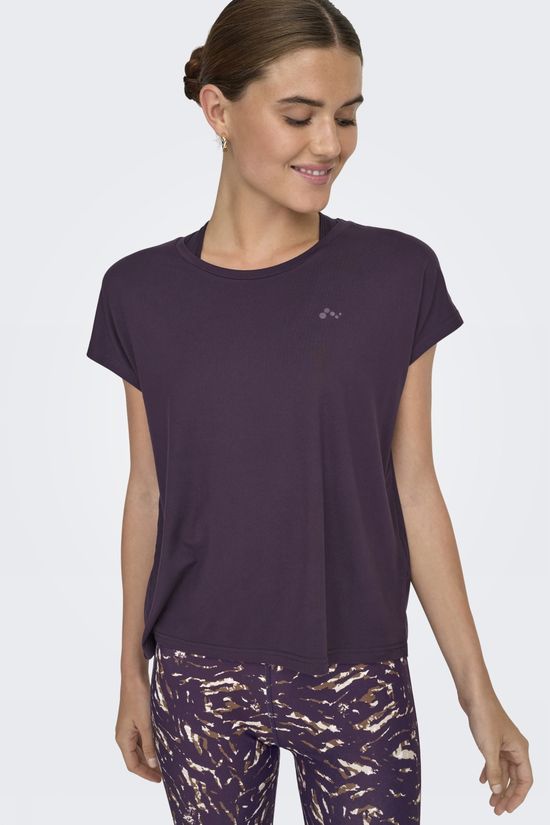 Only Play T-Shirt Onpaubree Ss Loose Train Plum Perfect