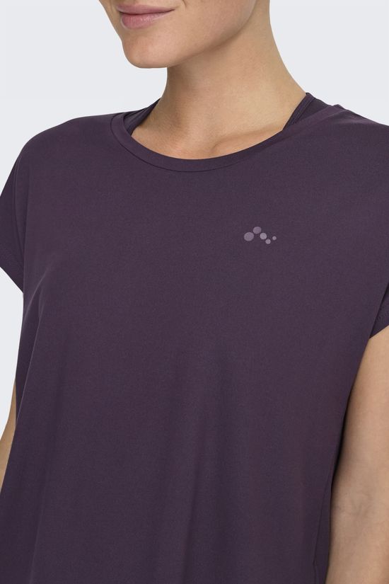 Only Play T-Shirt Onpaubree Ss Loose Train Plum Perfect
