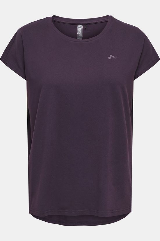 Only Play T-Shirt Onpaubree Ss Loose Train Plum Perfect