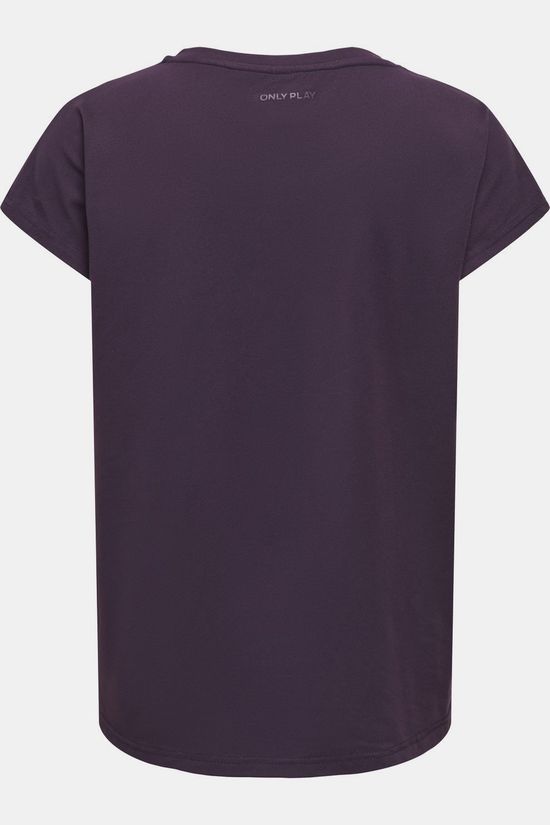 Only Play T-Shirt Onpaubree Ss Loose Train Plum Perfect