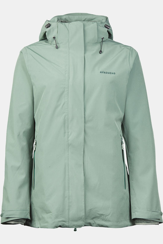 Ayacucho 3-In-1 Jas Adventure Jacket W Sage Leaf/Sage Leaf Melange