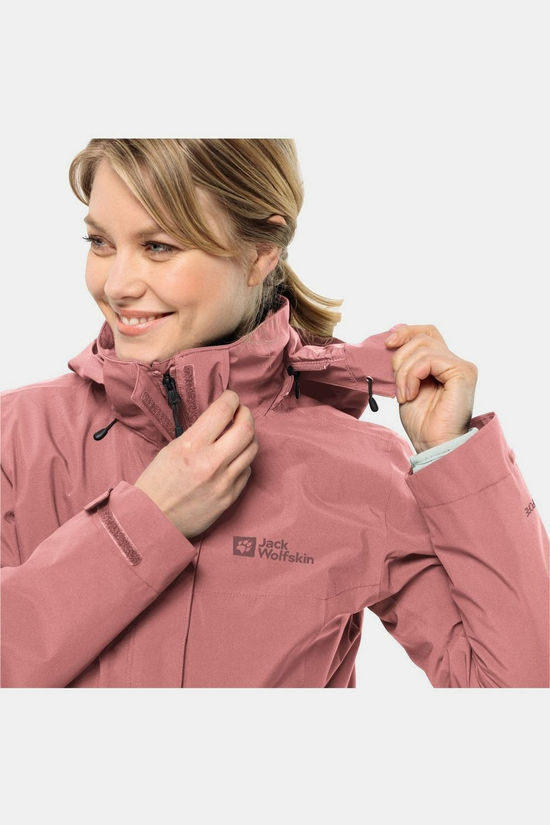 Jack Wolfskin Veste 3 En 1 Luntal W Mineral Red