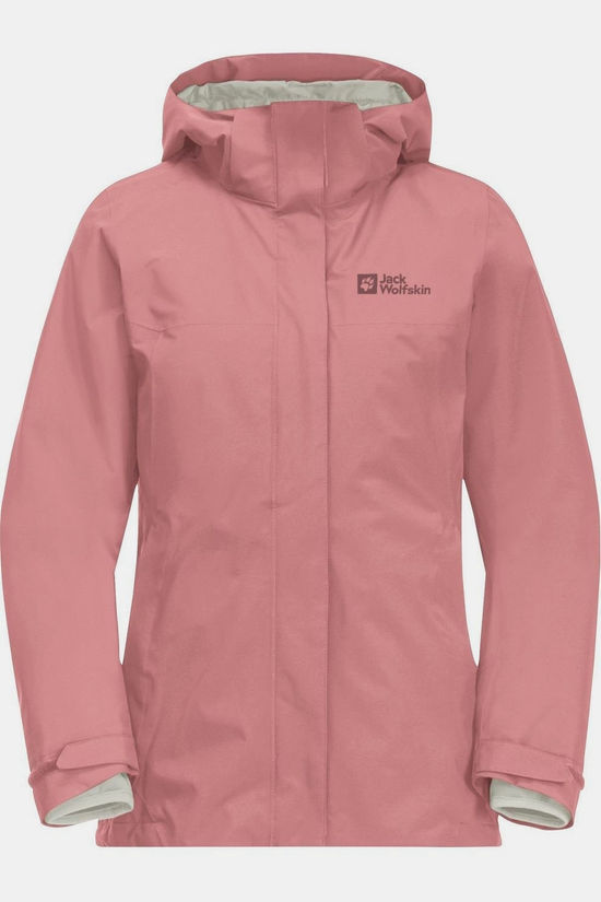 Jack Wolfskin Veste 3 En 1 Luntal W Mineral Red
