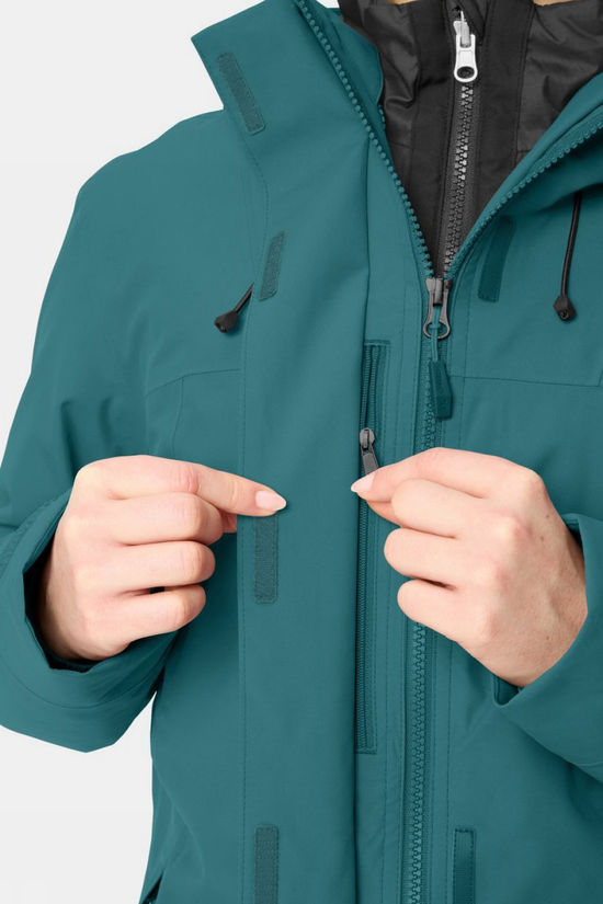 Vaude 3-In-1 Jas Neyland 3In1 Dark Fjord Green