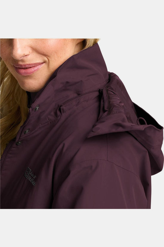Jack Wolfskin Veste 3 En 1 Baylight 3In1 Amaranth