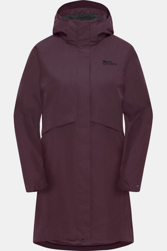 Jack Wolfskin Veste 3 En 1 Baylight 3In1 Amaranth