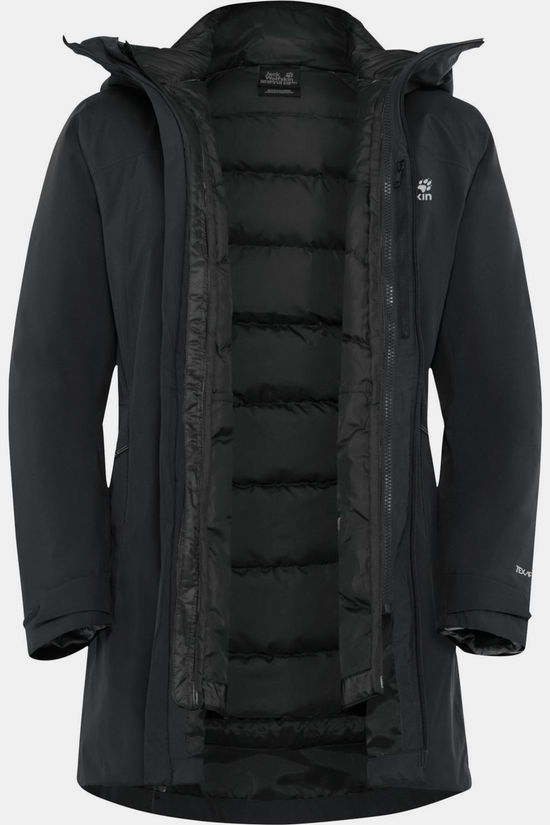 Jack Wolfskin Veste 3 En 1 Icecape 3In1 Down Jkt W Rds Black
