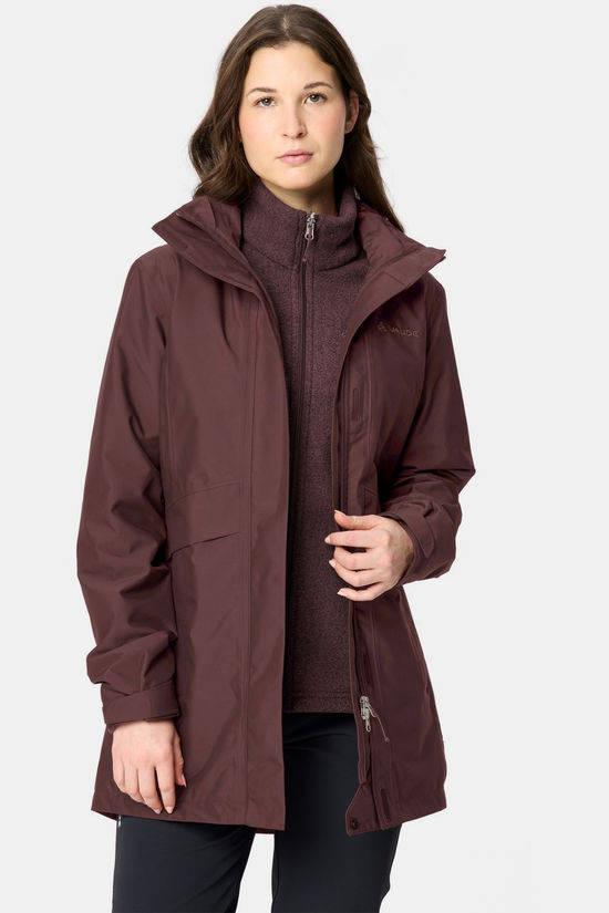 Vaude 3-In-1 Jas Women'S Idris 3In1 Parka Iv Dark Oak Uni