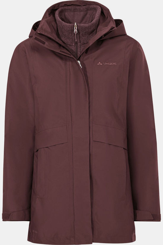Vaude 3-In-1 Jas Women'S Idris 3In1 Parka Iv Dark Oak Uni