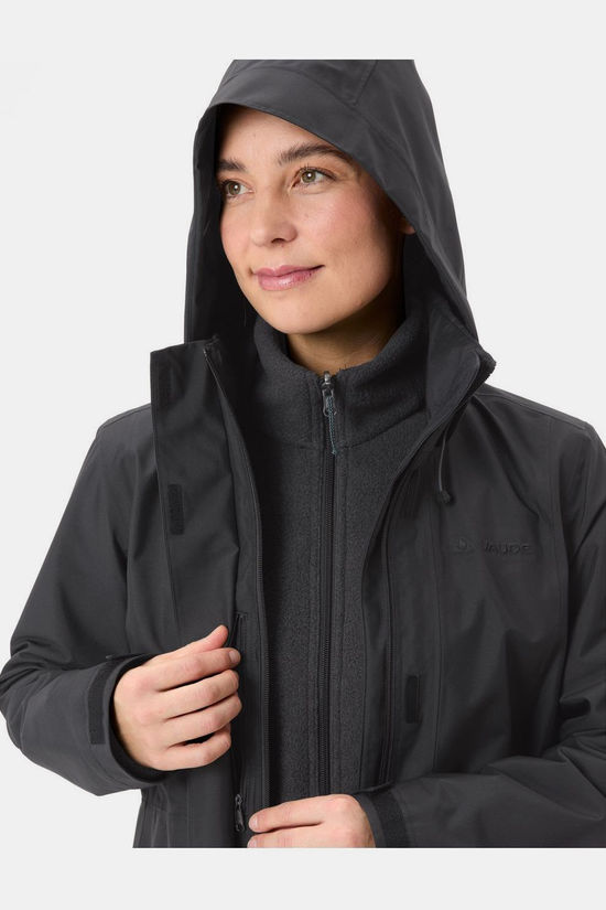 Vaude Veste 3 En 1 Women'S Idris 3In1 Parka Iv Black