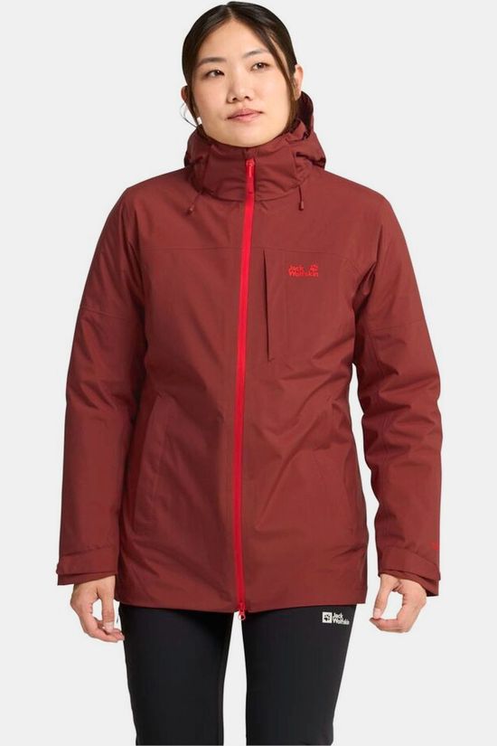 Jack Wolfskin Veste 3 En 1 Hunberg 2 3In1 Jkt W Merlot