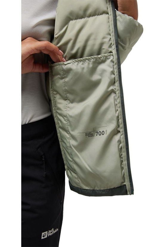 Jack Wolfskin Donsjas Ather Down Jkt W mid green/light green