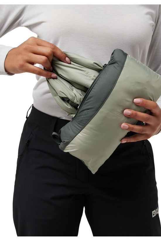 Jack Wolfskin Donsjas Ather Down Jkt W mid green/light green